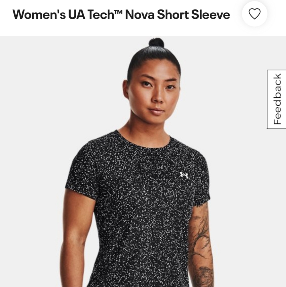 Under Armour Tech Nova Short Sleeve Size L